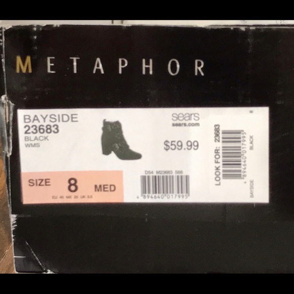 ❌❌SOLD❌❌METAPHOR BLACK BOOTS - Picture 6 of 8